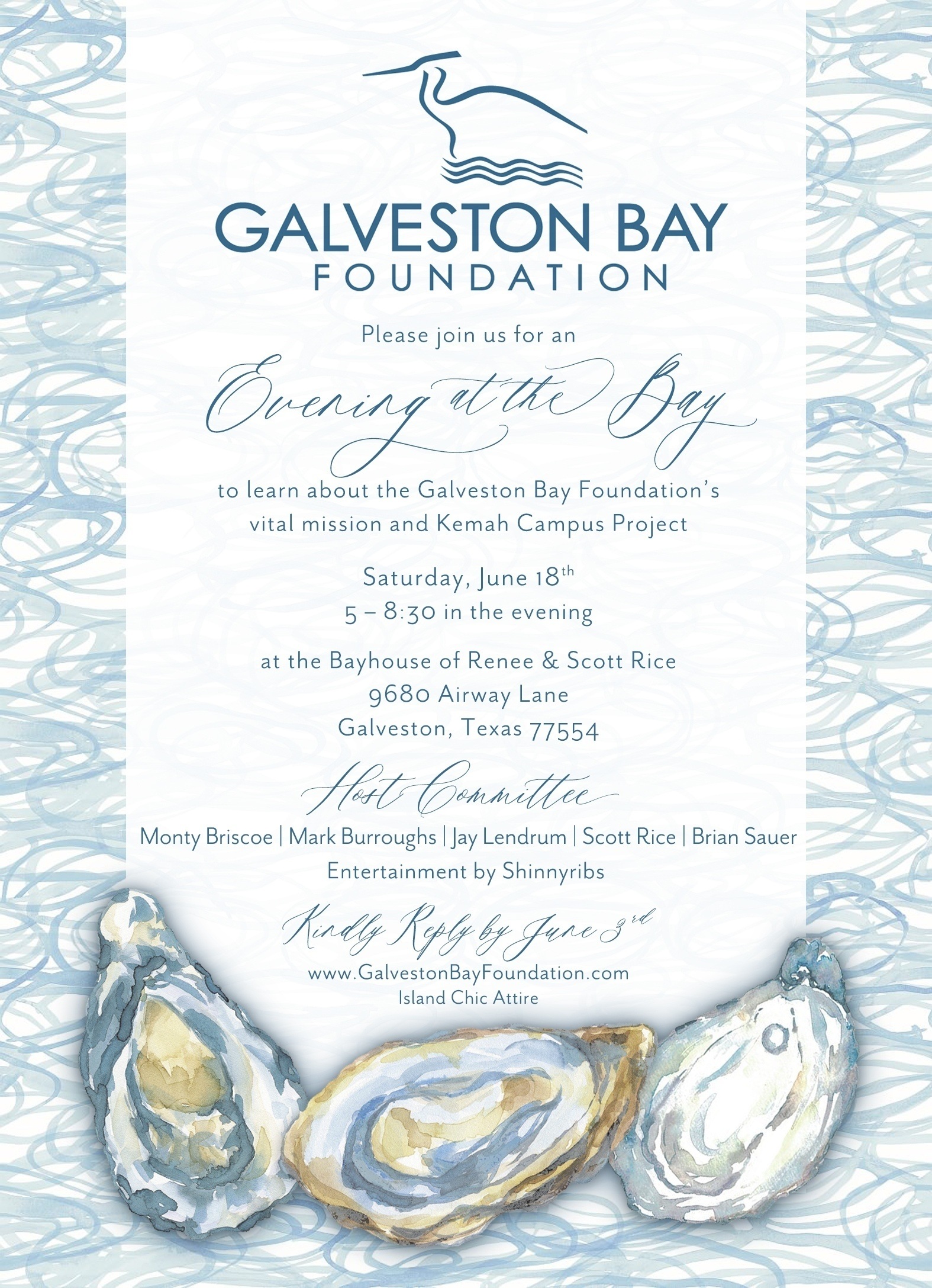 Galveston Bay Foundation Invite